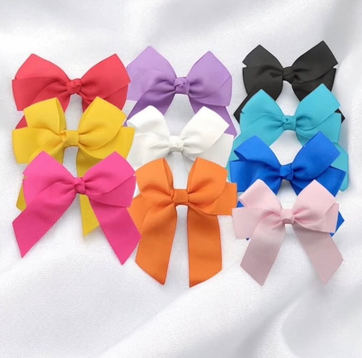 4 Inch Hair Bow Clip