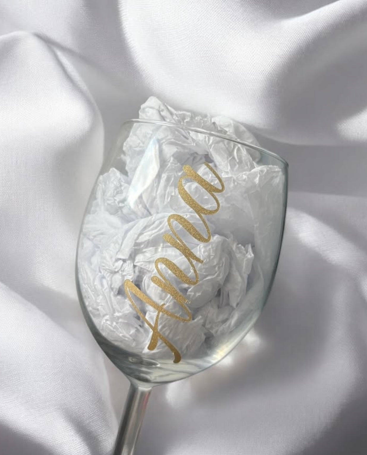 Personalised Name Wine Glass